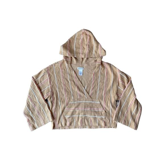 L Space Paradise Sunrise Stripe Print Hooded Pullover - Picture 6 of 10
